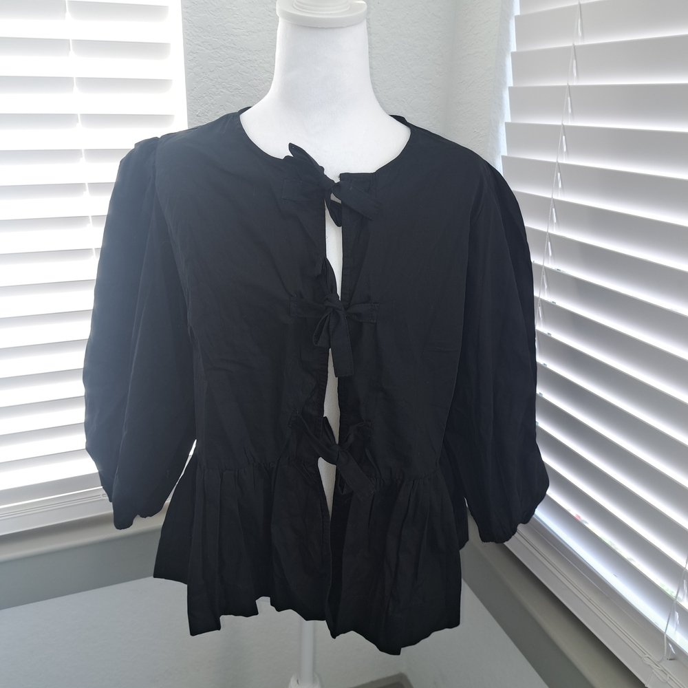 Elegant Black Women's Top